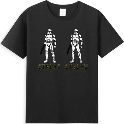 Disney Star Wars Harajuku Cool Men T Shirt Imperial Stormtrooper The Mandalorian Printed Male Clothes Punk Aesthetic Streetwear