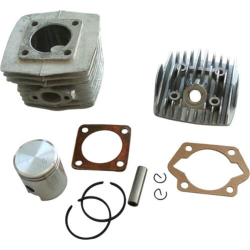 New Set 40mm Big Bore Kit Cylinder Piston Rings fits 50cc Gas Motorized Bicycle Motorised Bike Cylinder Body & Head Piston Kit