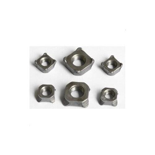 Wkooa M4 M5 M6 M8 M10 Weld Square Nuts Metric