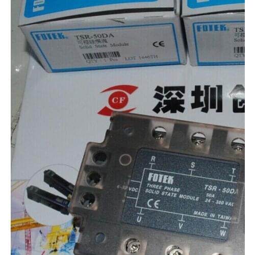 Original Taiwans FOTEK three-phase solid state relay TSR-50DA