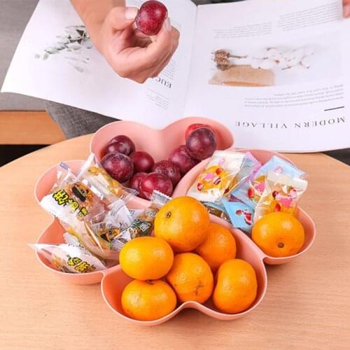 Heart Shaped Fruit Platter Serving Tray Creative Plates Storage Box Container For Snacks Nuts Desserts Wholesale Dropshipping