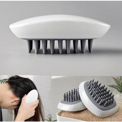 Silicone Head Hair Washing Comb Body Massager Shampoo Scalp Massage Brush Body Shower Brush Bath Spa Slimming Massage Brush