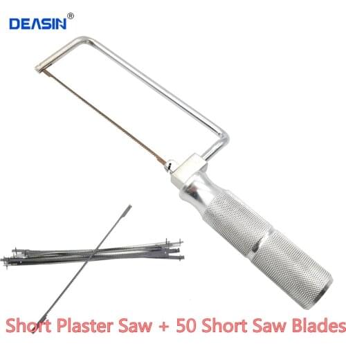 Dental Lab Short long Plaster Saw 50 Short Saw Blades Dental gypsum saws Dental Plaster saw bow Dental Lab tools