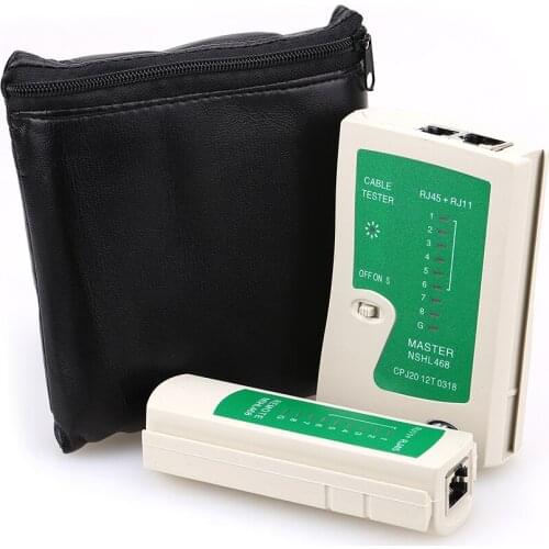 RJ45 RJ11 RJ12 CAT5 UTP Network LAN Cable Tester High Quality Networking Tool Retail NSHL468 Wholesale fast shipping
