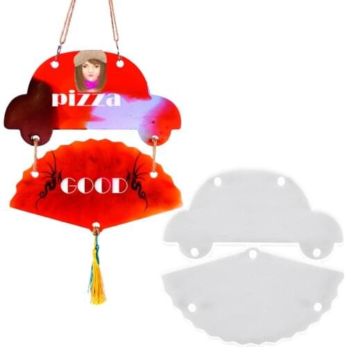 Wall Sign Silicone Molds Casting Molds Farmhouse Rustic Door Hanger Epoxy Resin Molds for Festival and Party DIY Gift Decor