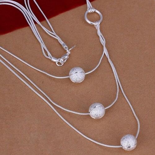 Factory price top quality silver plated jewelry necklace fashion cute necklace pendant SMTN187