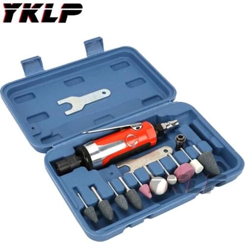 Air Die Grinder Grinding Polishing Machine Kit Pneumatic Tool 1/8" 1/4" Collet