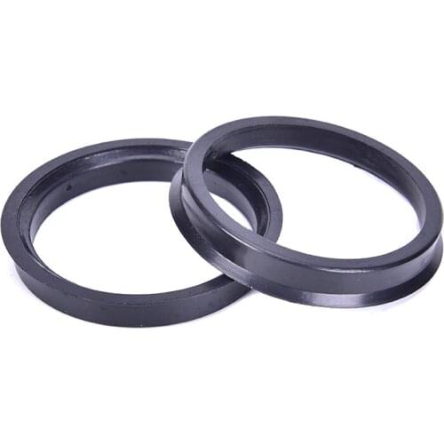 1 Set 4 Hub Centric Rings Car Wheel Bore Center Collar 66.6-57.1mm