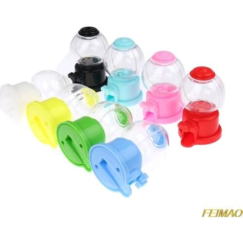 1PC Creative Sweets Mini Candy Machine Bubble Toy Dispenser Coin Bank Kids Toy Home Decoration Christmas Birthday Gift