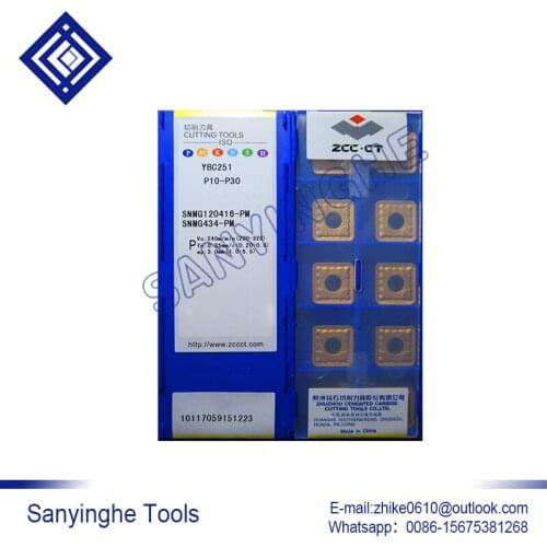 Free shipping high quality 10pcs/lots YBC251 SNMG120416-PM cnc carbide turning inserts