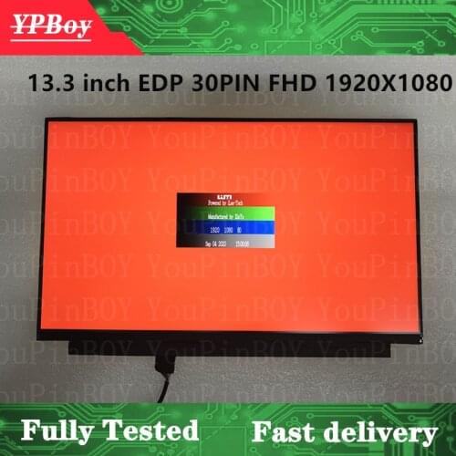 13.3" M133NWF4 RA FHD 1920X1080 EDP 30PIN For Lenovo ThinkPad LCD Display Screen matrix Non Touch FRU: 02DA371