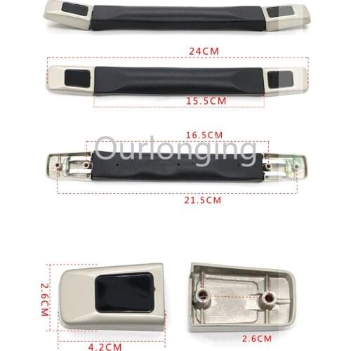 2PCS 15.5cm B014 Flexible Suitcase Luggage Case Plastic Spare Strap Handle Grip Replacement