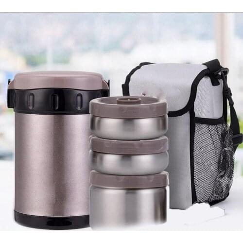 2000ML Stainless Steel Container For Soup Vacuum Flask Thermos for Hot Food Bottle Insulated Lunch Box Lunch Jar cup thermo