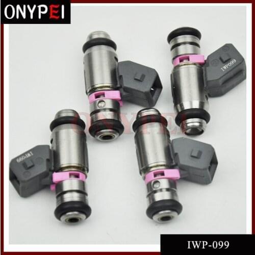 4pieces x Fuel Injector IWP099 8200025248 8200051963 0280158168 IWP-099 For Renault Clio II Kangoo Twingo Thailia 1.2(i) 16V