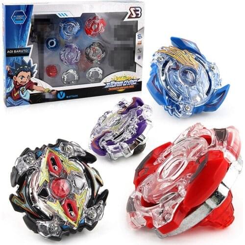 4pcs Bey-blade Burst with For Launcher and Arenas Metal Fight Battles Fusions Classic spinging tops Toys for Kids Gift