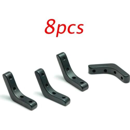 8PCS Metal Corner Connector For RC Aircraft Carbon Fiber Plates With Landing Gear Spare Parts Light Weight Connectors