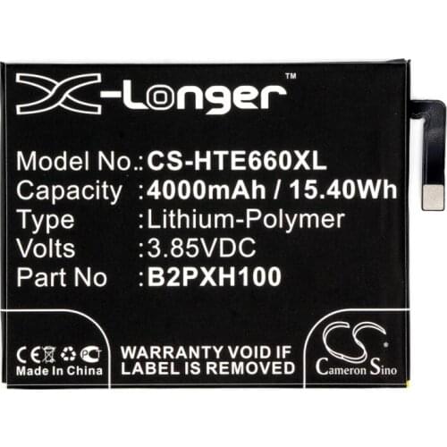 Cameron Sino 4000mah battery for HTC 2PXH100 E66 One X10 One X10 LTE-A X10 X10 LTE-A X10w 35H00264-00M B2PXH100