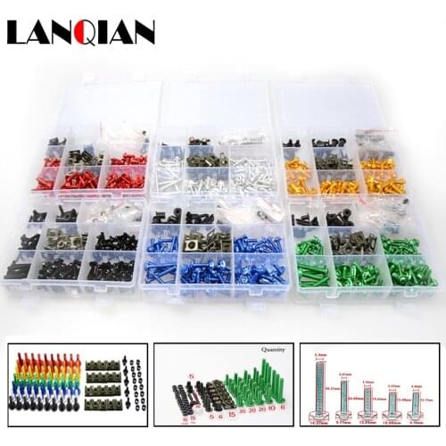 Motorcycle cnc aluminum Fairing Bolt Screw Fastener FOR TAMAX SUZUKI GSR600 GXR600F YAMAHA FZ1