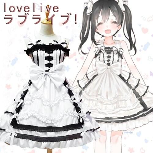 Anime Game LoveLive Cosplay Costume Nico Yazawa Cosplay Dress for White Halloween Party Costumes School Idol Project Cosplay