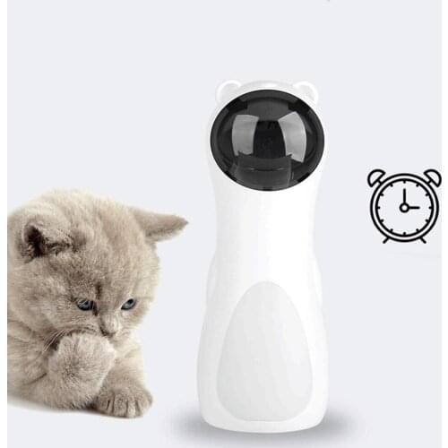 Automatic Cat Toy, 2021 Interactive Cat Toys 5 Pattern Multi-Angle Automatic On/Off, Interactive Toy for Pet Kitten