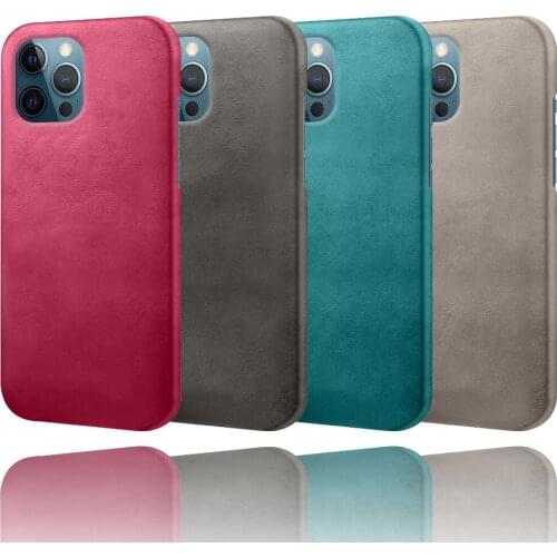 For iPhone 12 Pro Max 7 8 Plus SE 2 2020 Coque Luxury Slim Vegan Leather Business Case For Apple iPhone 11 Pro XS MAX XR X Cover