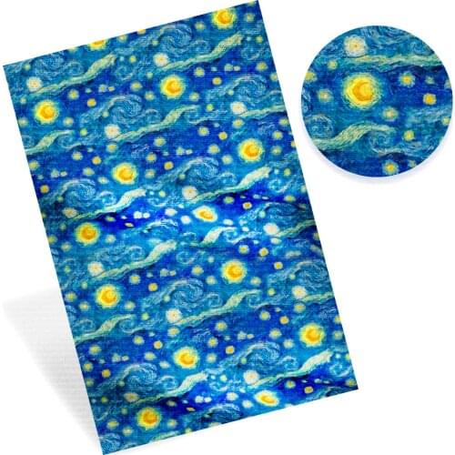 Cheerbows 22*30cm Printed Faux Leather Fabric Sheets PU Synthetic Leather DIY Bows Earrings Craft Sewing Home Party Decoration