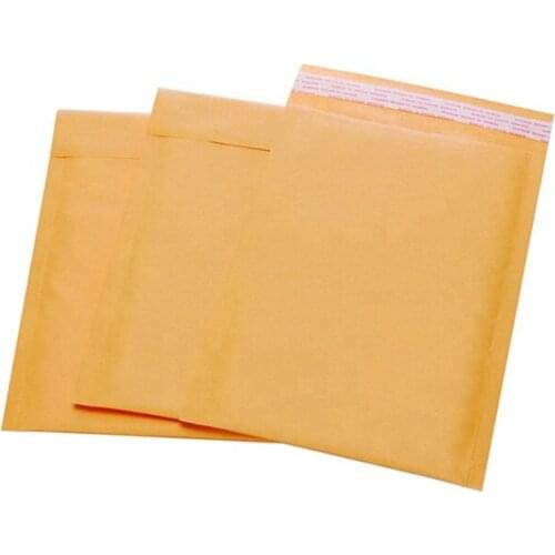 Custom color kraft paper bubble mailing bags