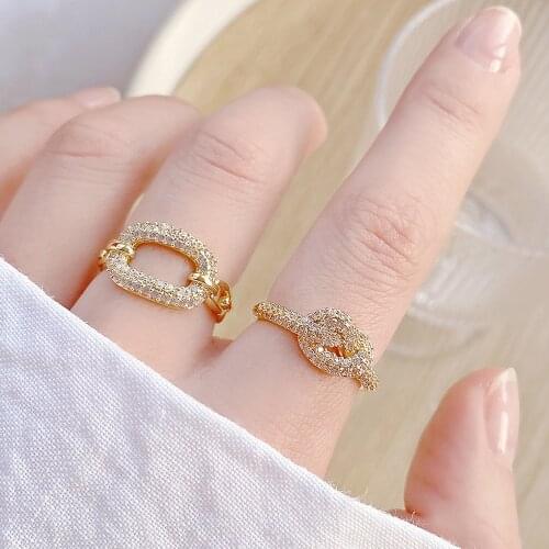 JUWANG Hot Sale Water Drop Design Women Ring Micro Paved Crystal Zircon Elegant Bridal Wedding Engagement Jewelry Ring for Women