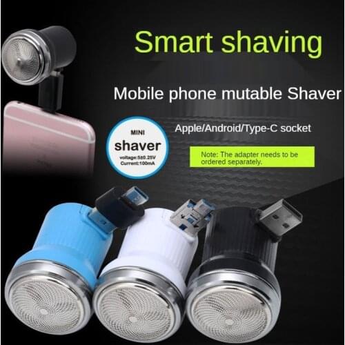 Magnetic Mobile Phone Razor Men Electric Shaver Device for An-droid USB Type-c Electric Shaver