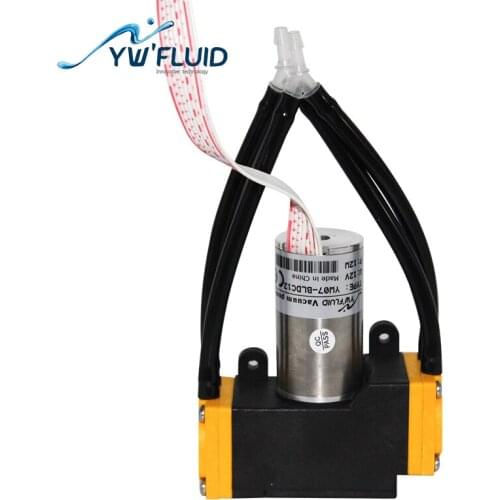 YWfluid 12v/24v mini vacuum pump with brushless motor used for gas related equipment