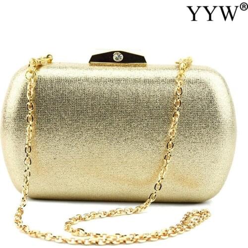 Trendy Fashion Women Evening Bag Clutch Bag Champagne Sequined Exquisite Handbag For Ladies Wedding Party Mini Wallet Clutches