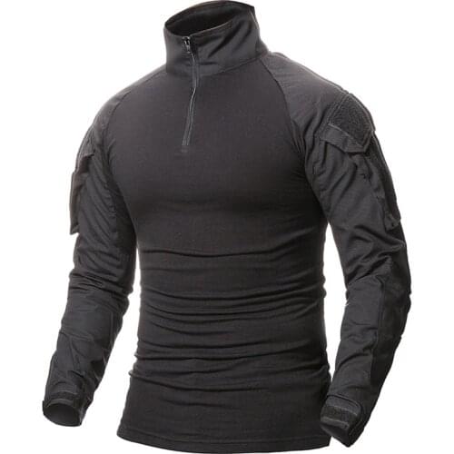 Refire Gear Outdoor T-shirt Men Long Sleeve Hunting Tactical Military Army Shirts Uniform Hiking Breathable Shirt 9 Colors