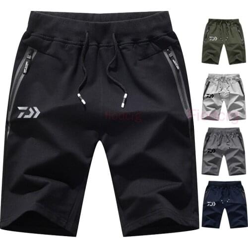 Mens Daiwa Fishing Shorts Summer Sport Cotton Quick Dry Men Fishing Clothing Plus Size DAWA Breathable Fishing Pants