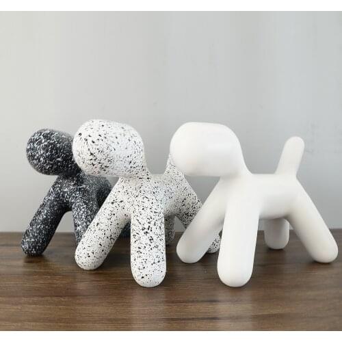 Nordic Spot Balloon Dog Home Decor Statue Creative Animal Living Room Decoration Accessories Sculpture Indoor Figurines