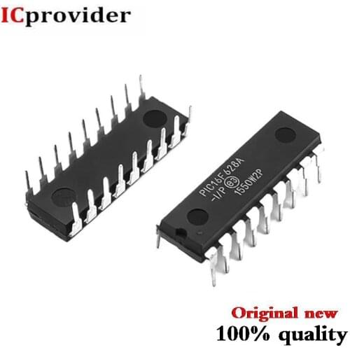 1pcs PIC16F628A-I/P PIC16F628 16F628A DIP-18 New PIC16F628A-IP