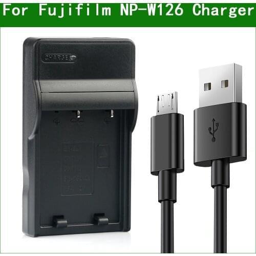NP-W126 NP-W126S NP W126 Battery Charger for Fujifilm BC-W126 HS30EXR HS33EXR HS35EXR HS50EXR X100F X100V