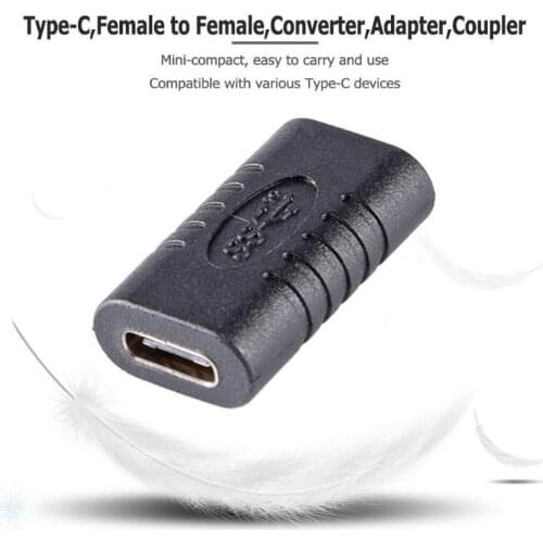 USB 3.1 Type-C Female to Female Coupler USB-C Converter Adapter Connector Type C Device Converter Data Adapter Mini USB Adapter