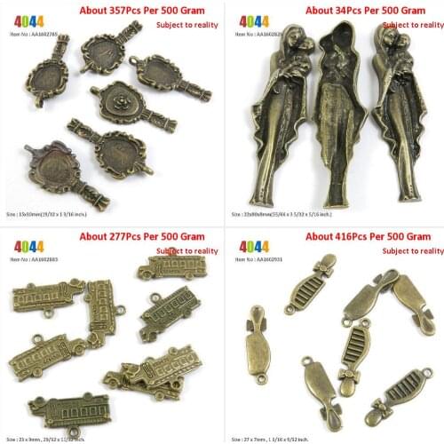 Jewelry Making Charms Wholesale Suppliers Rose Mirror Mother and Child School Bus Hair Comb