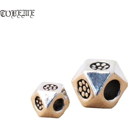 Handmade 100% 925 Silver Jewelry Beads Sterling Silver Loose Beads DIY Jewelry Beads Jewelry Findings