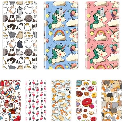 Phone Case For Nokia X6 7 Plus Case Silicone Cute Unicorn Back Cover For Nokia 8 6 5 3 2 1 Case