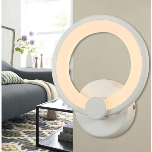 Modern led glass ball wall light wall lights wall lamp lampara pared beside lamp bedroom