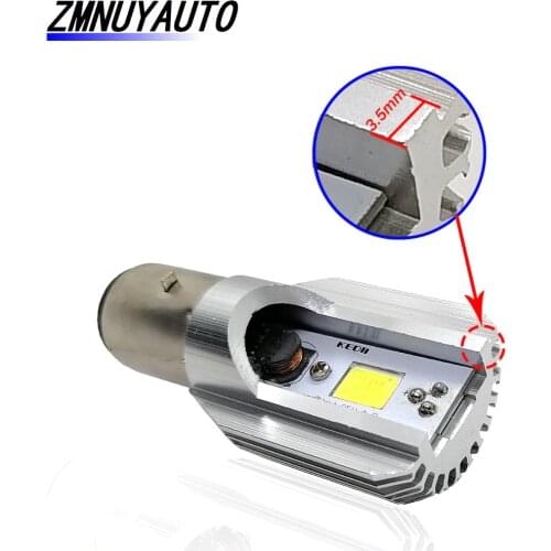 H4 H6 BA20D Led Motorcycle Headlight Bulb COB Led 1200LM Hi Lo Lamp Scooter ATV Moto Accessories Fog Lights 6000K White