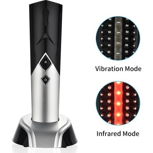 Hair Care Healthy Anti-Hair Loss Hair Growth Scalp Massage Electric Laser Anti Static Infrared Comb Supply Comb