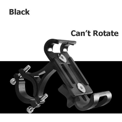 Bicycle Phone Holder Aluminum Alloy 3.5-6.5inch Cell Phone Motorcycle Clip Universal Handlebar Stand Mount GPS Bracket PA0123