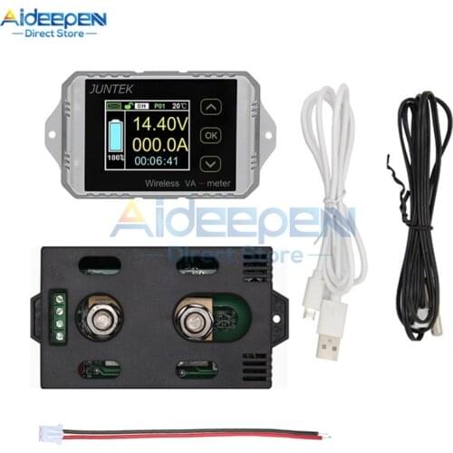 50A 100A 200A 300A 100V 400V Wireless Digital Display Voltmeter Ammeter Multifunction LED Measure Bi-directional Volt Ammeter