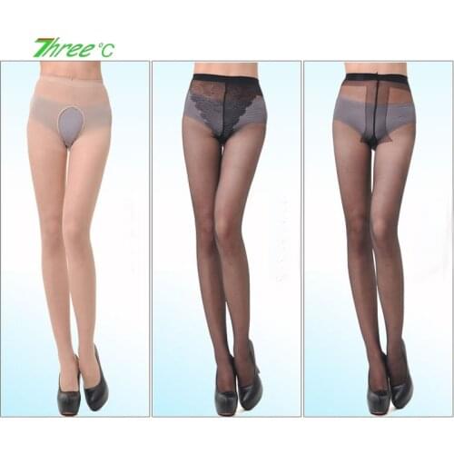 Womens Summer Ultra-thin Stockings Black Sexy Anti-hook Plus-size Pantyhose Thigh-Highs Erotic Lingerie Long Stockings