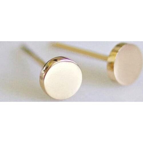 Girls Stainless Steel Stud Earrings for women Office Small Earring Studs Minimalist Jewelry 2019 Wholesale YE14813