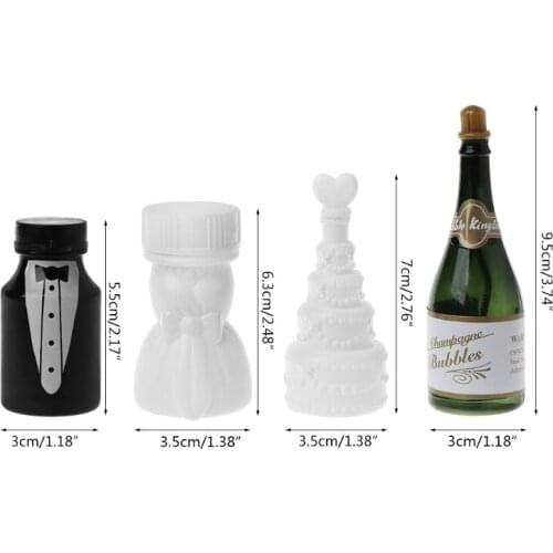 10pcs/lot Empty Bubble Soap Bottles Wedding Decoration Mariage Boda Childrens Toy Bubbles Maker Kids Outdoor Toys