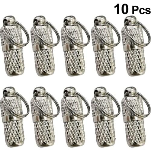 10Pcs Pet Collar Hanging Pendant Pet Identity Adress Plate Pet Anti-Lost Hanging Pendant Decoration Silver