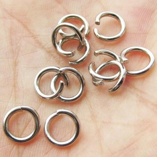 100pcs/lot Mental Jump Rings Accessories for Dog Tags Small Pendants Wholesale 4 Colors Available